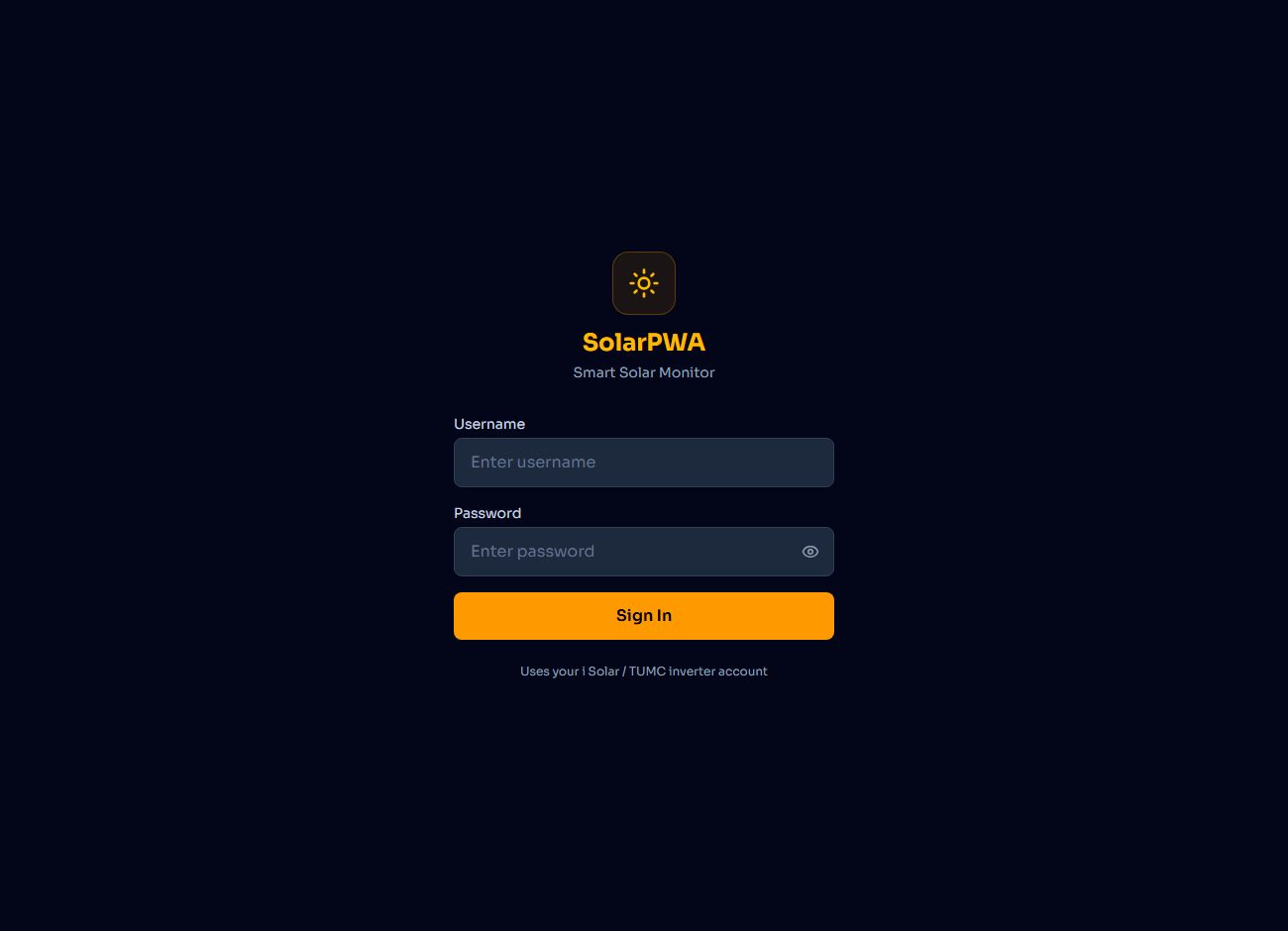 SolarPWA Smart Solar Monitor preview