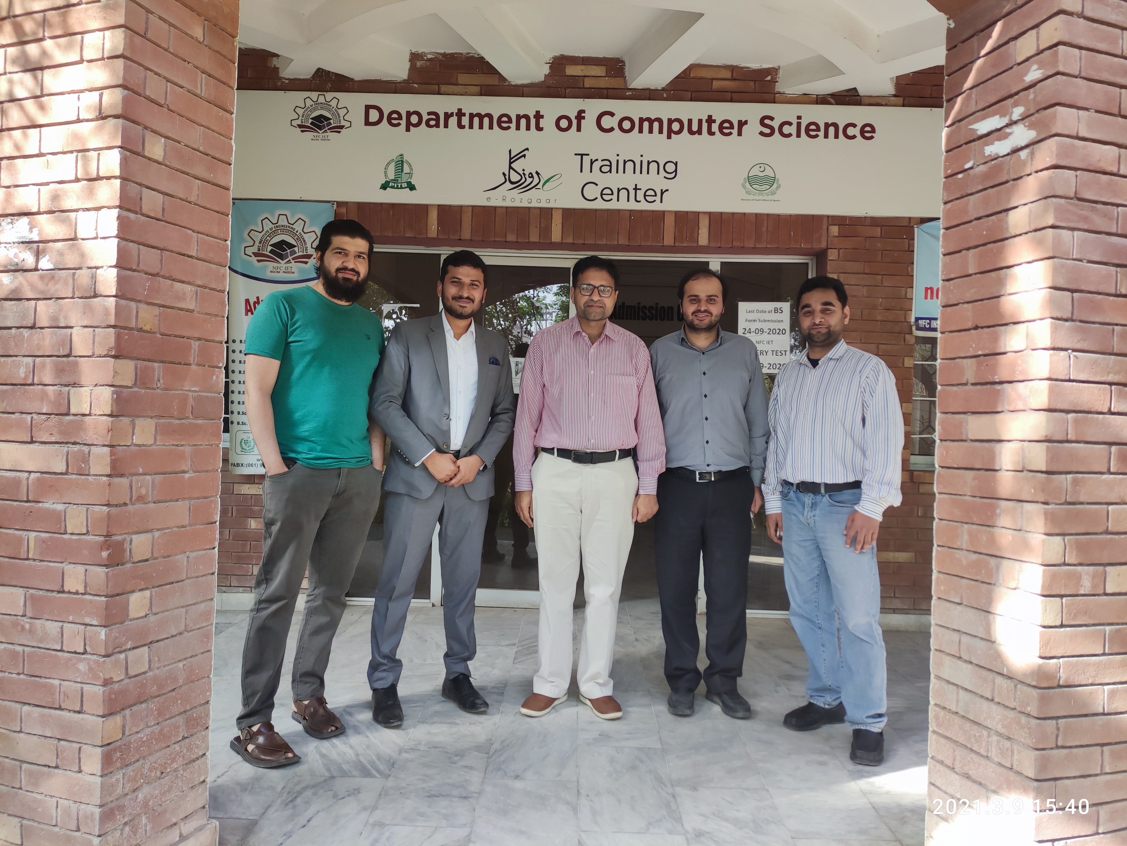 Speaking at NFC Institute of Engineering & Technology